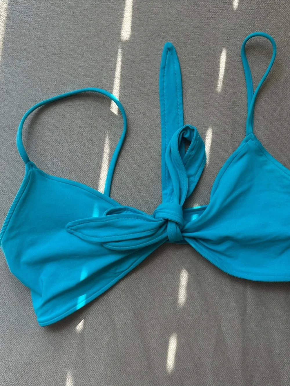 l*space Flashback Bikini Top in Cerulean Blue